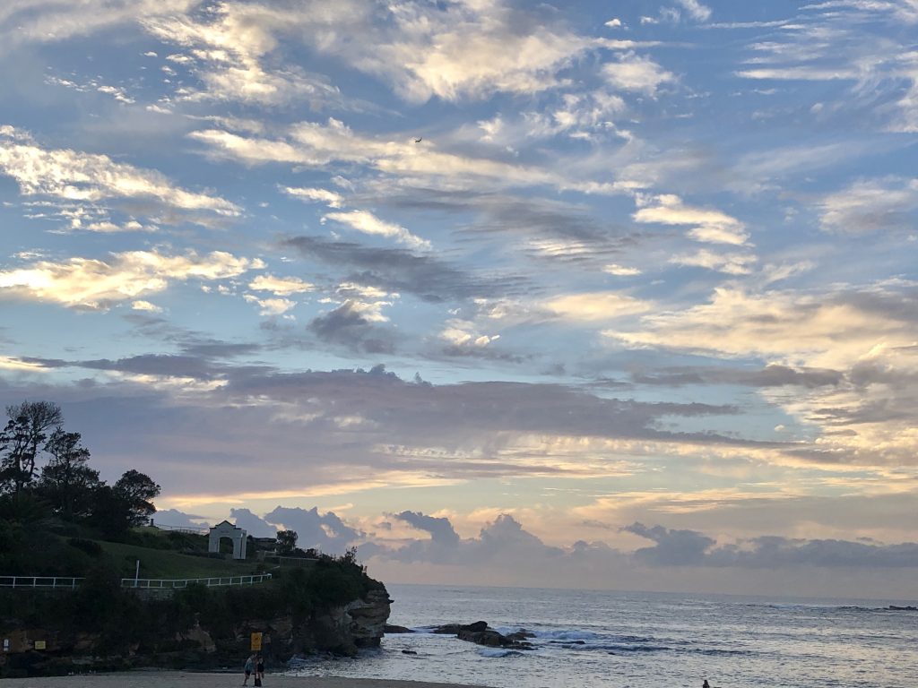 A new day dawns over Coogee Beach. Taken on my morning walk.
