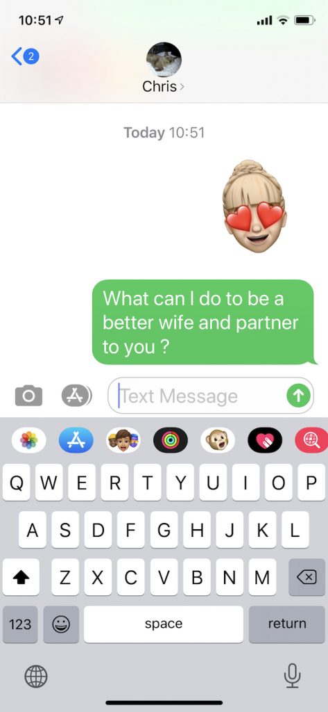 Send this text to reconnect your love