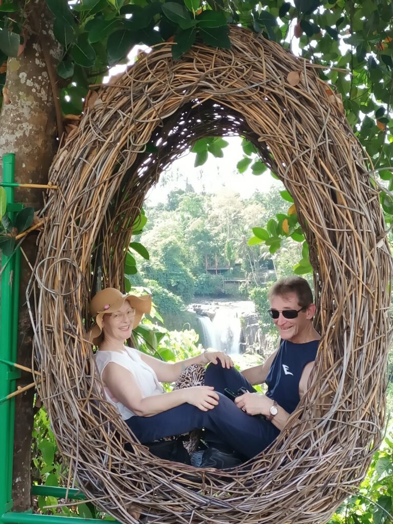 Philipa and Chris in Bali Getting the Love you want Psychologists